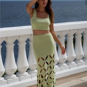 Knit Skirt Set